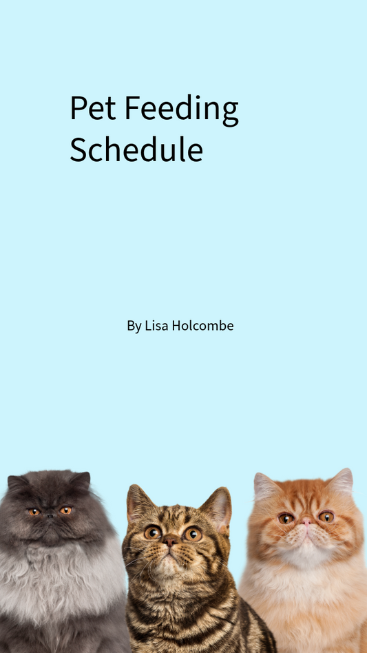 Pet Feeding Schedule